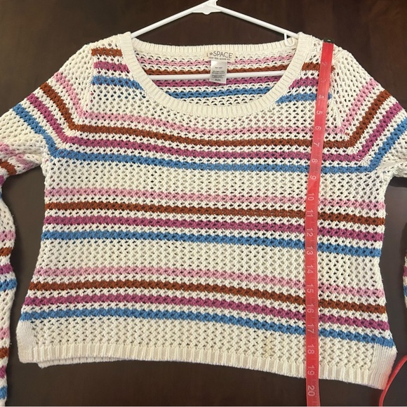 L Space On The Horizon Sweater in Sea Island Stripe Size Medium - Picture 12 of 14